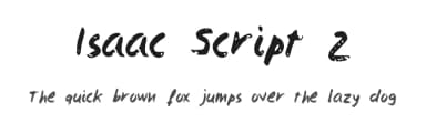 Isaac Script 2 by Isaac González — Script Handwritten Font — thumbnail 1
