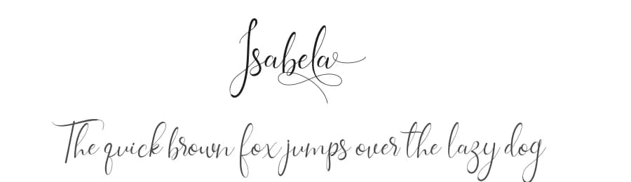 Isabela by Gilar Studio — Script Handwritten Font