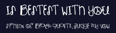 Is Bestest With You by Des Gomez — Script Handwritten Font — thumbnail 2