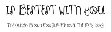 Is Bestest With You by Des Gomez — Script Handwritten Font — thumbnail 1