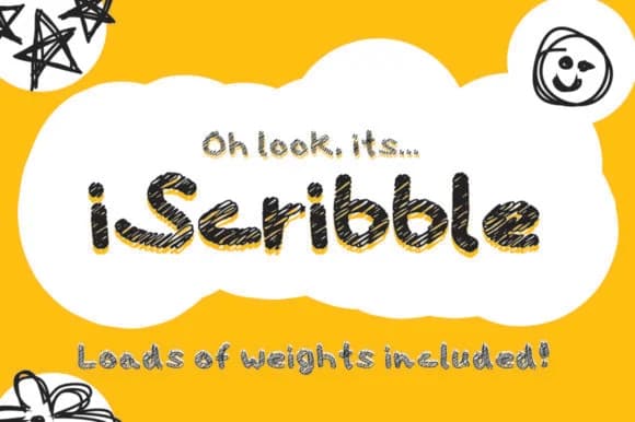 Iscribble Font by GraphicsBam Fonts — Script Handwritten Font