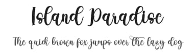 Island Paradise by FreshtypeINK — Script Handwritten Font — thumbnail 1