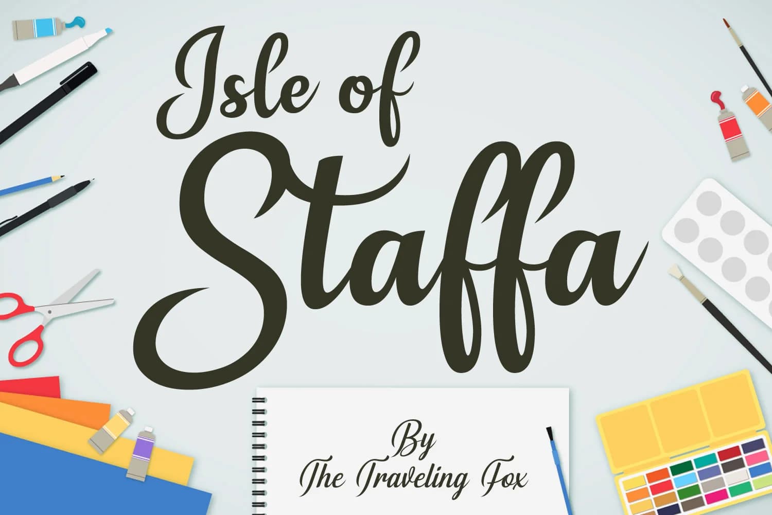 Isle of Staffa Font by The Traveling Fox — Script Handwritten Font