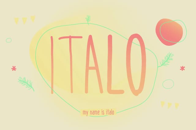 Italo Font by antipixel — Script Handwritten Font