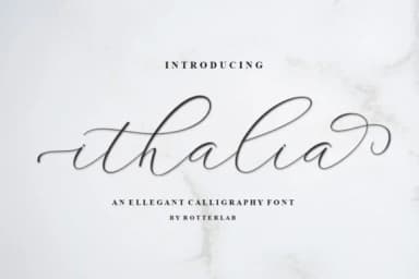 Ithalia Script Font by rotterlabstudio — Script Handwritten Font — thumbnail 8
