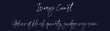 Ivory Coast by AminMario — Script Handwritten Font — thumbnail 2