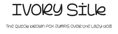 Ivory Silk by Niskala Huruf — Script Handwritten Font — thumbnail 1