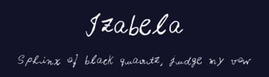 Izabela by Fabi Assis — Script Handwritten Font — thumbnail 2