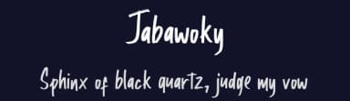 Jabawoky by Creatype Studio — Script Handwritten Font — thumbnail 2