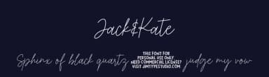 Jack&Kate by Jimtype Studio — Script Handwritten Font — thumbnail 2