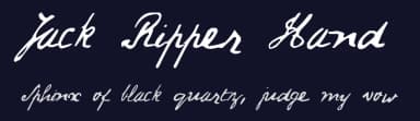 Jack Ripper Hand by typO969 — Script Handwritten Font — thumbnail 2