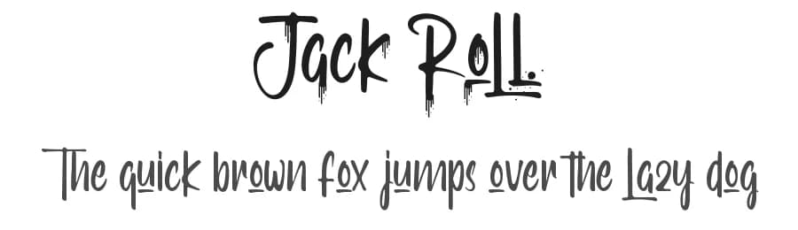 Jack Roll by NihStudio — Script Handwritten Font