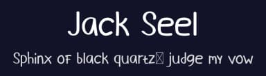 Jack Seel by Portype Studio — Script Handwritten Font — thumbnail 2