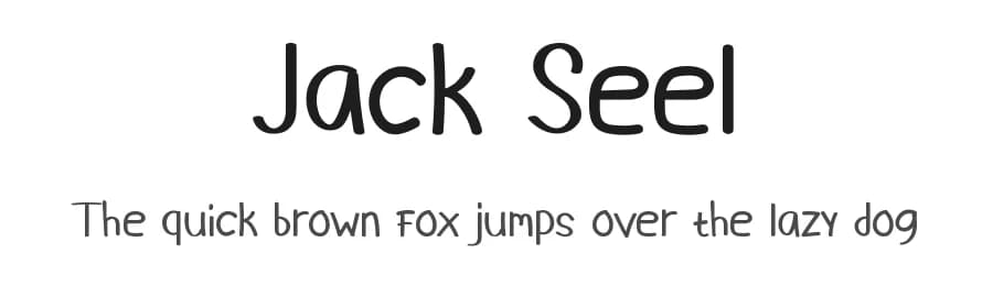 Jack Seel by Portype Studio — Script Handwritten Font