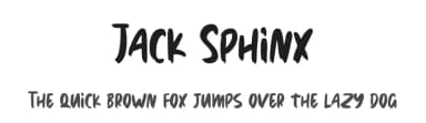 Jack Sphinx by Wildan Type — Script Handwritten Font — thumbnail 1