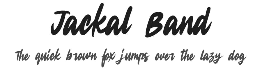 Jackal Band by Typefactoryco — Script Handwritten Font