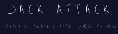 Jack Attack by Jack Hoffman — Script Handwritten Font — thumbnail 2