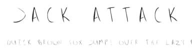 Jack Attack by Jack Hoffman — Script Handwritten Font — thumbnail 1