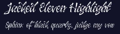 Jacked Eleven Highlight by Måns Grebäck — Script Handwritten Font — thumbnail 2