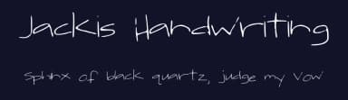 Jackis Handwriting by Jacki Gil — Script Handwritten Font — thumbnail 2