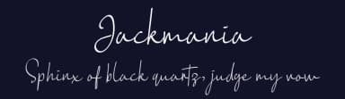 Jackmania by share font — Script Handwritten Font — thumbnail 2