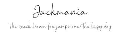 Jackmania by share font — Script Handwritten Font — thumbnail 1