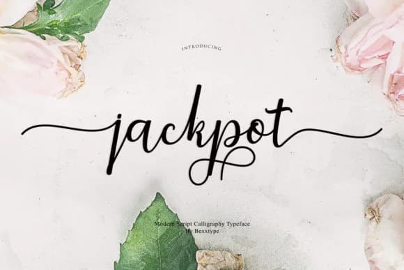 Jackpot Script Font by Bexx Type — Script Handwritten Font