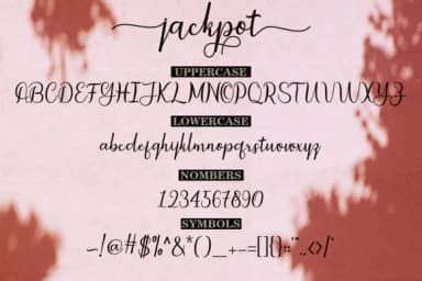 Jackpot Script Font by Bexx Type — Script Handwritten Font — thumbnail 6