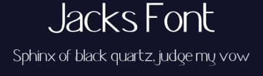 Jacks Font by Jakinthebox Foundry — Sans Serif Font — thumbnail 2