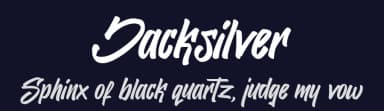 Jacksilver by Kong Font — Script Handwritten Font — thumbnail 2