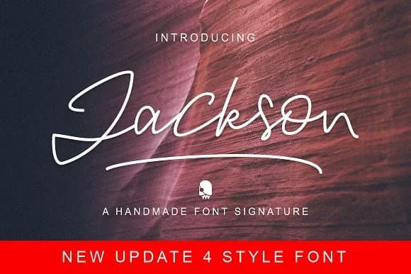 Jackson Font by Ijem RockArt — Script Handwritten Font