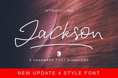 Jackson Font by Ijem RockArt — Script Handwritten Font — thumbnail 1