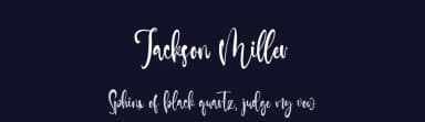 Jackson Miller by Staircase Studio — Script Handwritten Font — thumbnail 2
