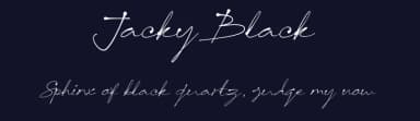 Jacky Black by DLetters.Std — Script Handwritten Font — thumbnail 2