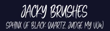 Jacky Brushes by NJ Studio — Script Handwritten Font — thumbnail 2