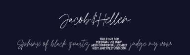 Jacob&Hellen by Jimtype Studio — Script Handwritten Font — thumbnail 2