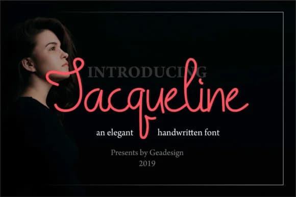 Jacqueline Font by geadesign — Script Handwritten Font