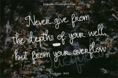 Jacqueline Font by geadesign — Script Handwritten Font — thumbnail 4