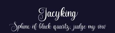 Jacyking by StringLabs Creative Studio — Script Handwritten Font — thumbnail 2