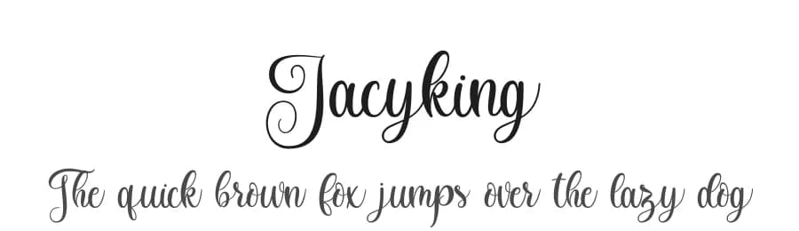 Jacyking by StringLabs Creative Studio — Script Handwritten Font