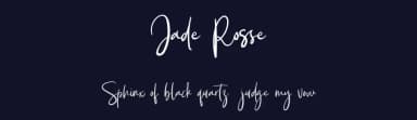 Jade Rosse by ReyreyBlue — Script Handwritten Font — thumbnail 2