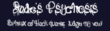 Jade's Psychosis by Jennifer — Script Handwritten Font — thumbnail 2