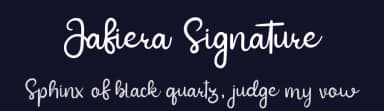 Jafiera Signature by Yan Studio — Script Handwritten Font — thumbnail 2