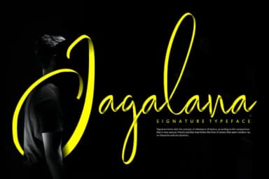 Jagalana Font by Vunira — Script Handwritten Font — thumbnail 1