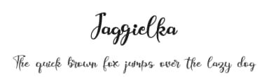 Jaggielka by Letterafa Studio — Script Handwritten Font — thumbnail 1