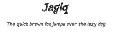 Jagiq by twinletter — Script Handwritten Font — thumbnail 1