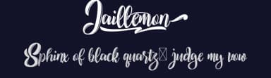 Jaillemon by Noah Type — Script Handwritten Font — thumbnail 2