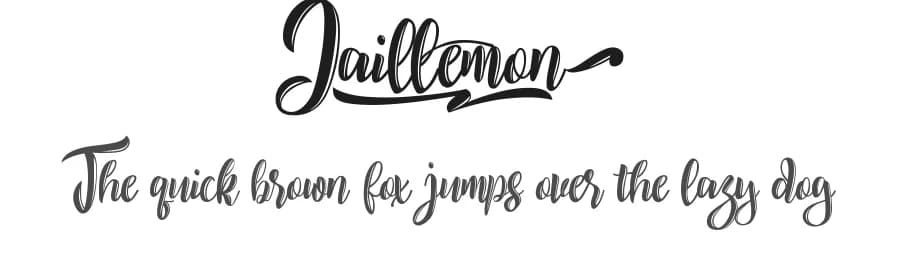 Jaillemon by Noah Type — Script Handwritten Font