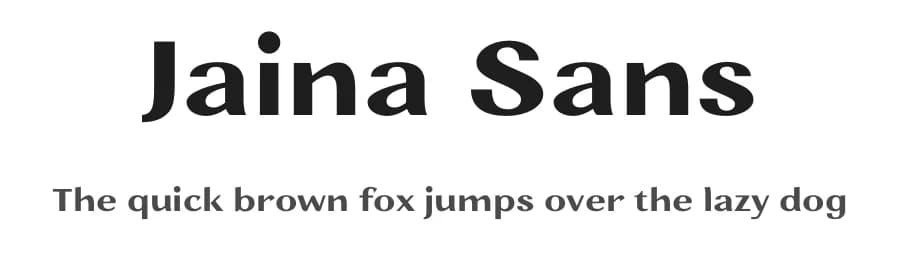 Jaina Sans by Linh N Type — Sans Serif Font