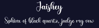 Jaishey by Makashi — Script Handwritten Font — thumbnail 2